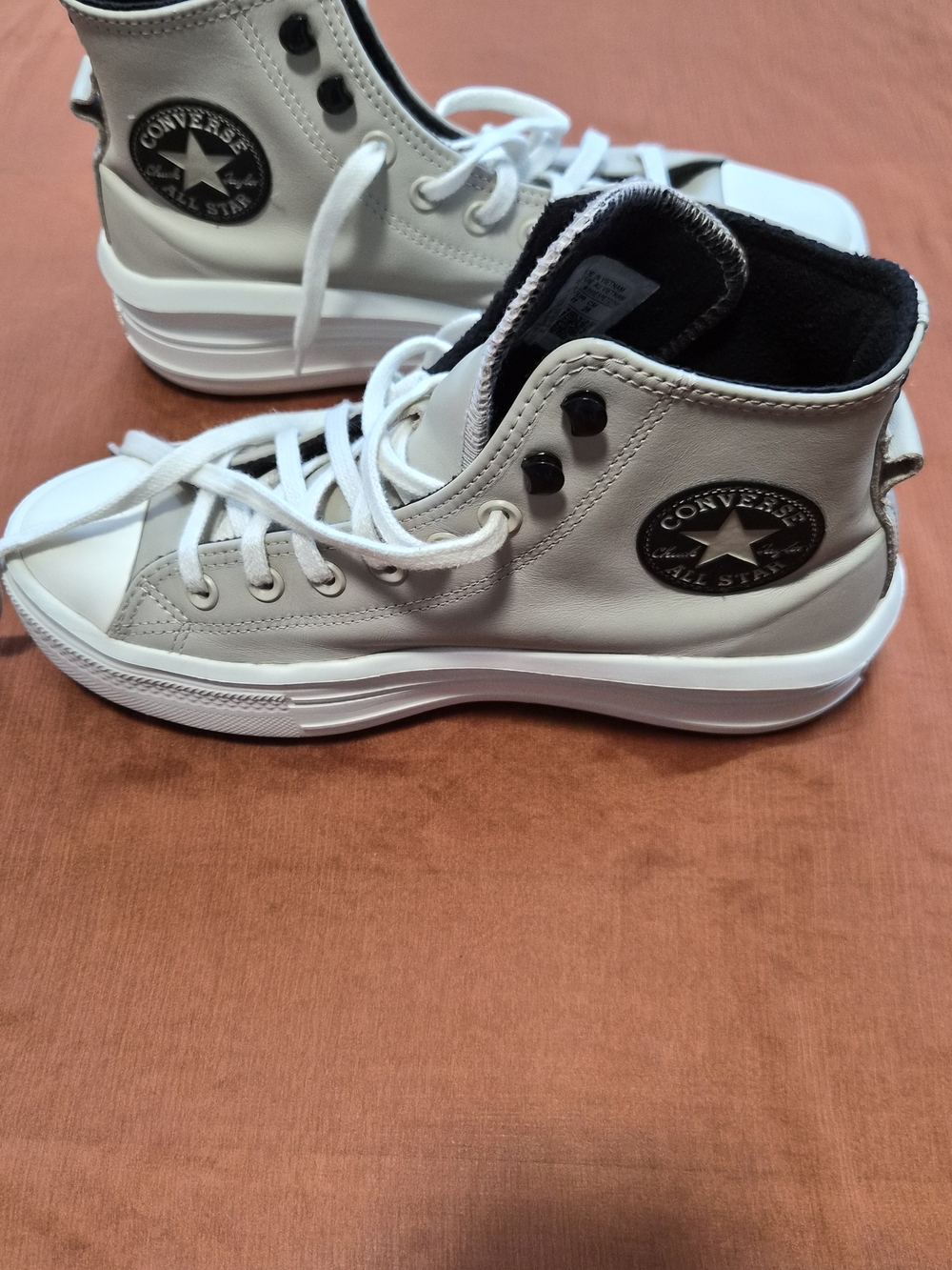 Converse Chuck Taylor Move Platform Leather High Shoes size 9.5 Women A07942C